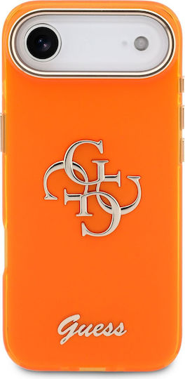 Guess Iml 4g Script Back Cover Πλαστικό / Σιλικόνης Πορτοκαλί (iPhone Air)