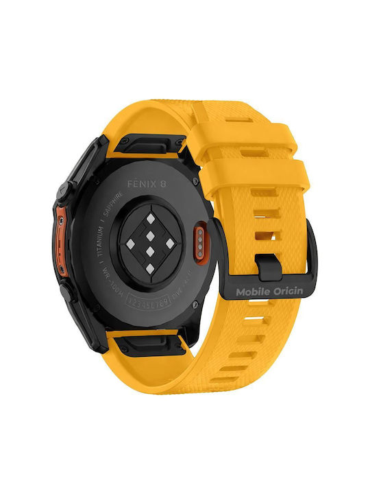 Mobile Origin Easy Strap Watch 20mm Yellow Mo-es20-ylw