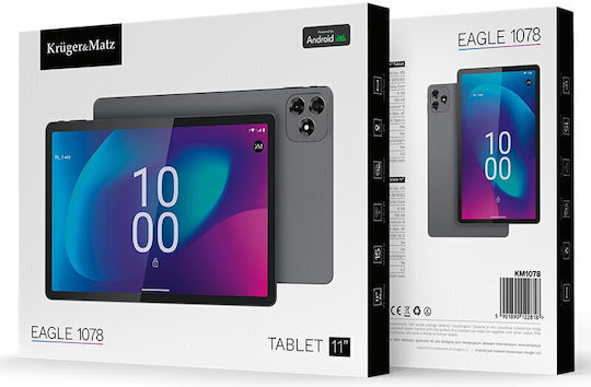 Kruger & Matz KM1078 10.9Inches Tablet (6GB/128GB) Gray