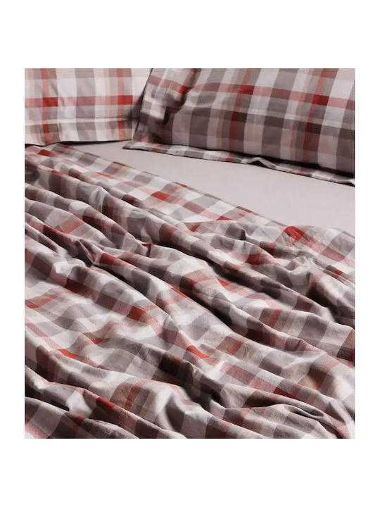 Das Home Bettwäsche-Set King Size 260x280cm. Happy Taupe 4Stück