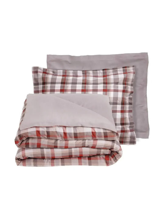 Das Home Bettwäsche-Set King Size 260x280cm. Happy Taupe 4Stück