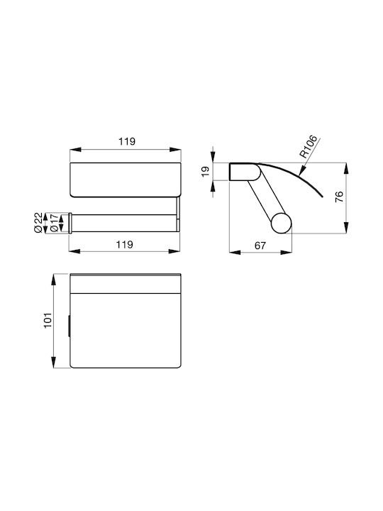 Ideal Standard Papierhalter