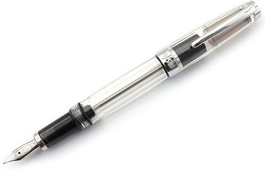 Twsbi Mini Smoke Πένα Καλλιγραφίας Stub Διάφανη