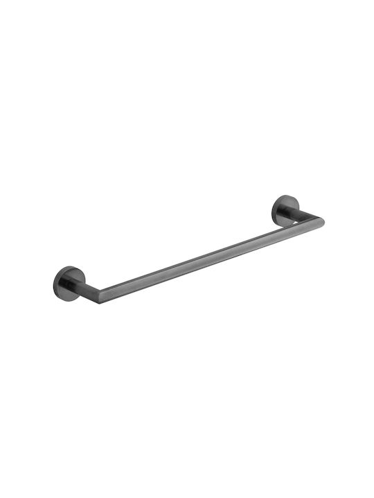 Vado Single Wall-Mounted Bathroom Rail Black