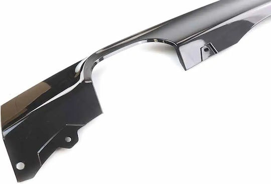 Diffuser Rear Bumper Bmw 3 F30/F31 11-19 M-tech Black Matte 1 Double Exhaust Hole Left Abs Plastic 1 Piece Bmw Carner