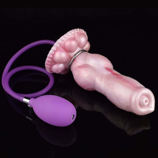 Kinksters Ρεαλιστικό Dildo Φουσκωτό Ροζ