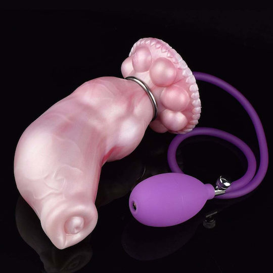 Kinksters Ρεαλιστικό Dildo Φουσκωτό Ροζ