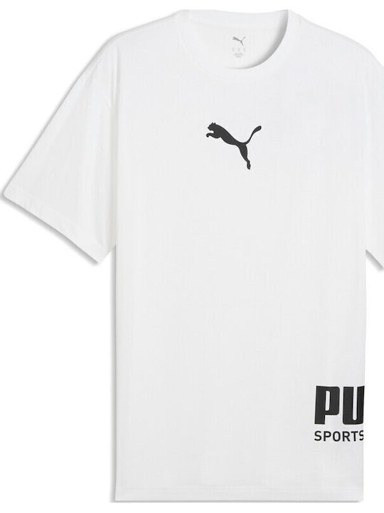 Αθλητικό T-shirt White/black