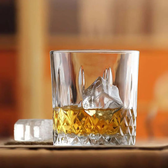 Luigi Ferrero Set Brillen Whiskey / Cocktail/Trinken aus Glas 330ml 6 Stück