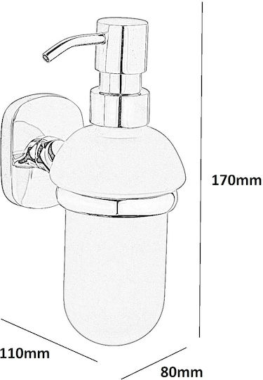 Bronze Art Montat pe perete Dispenser Metalic