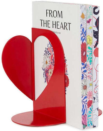 Suporturi De Capăt De Carte Inimă Love Double Bookend Balvi 28211
