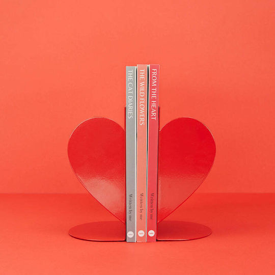 Suporturi De Capăt De Carte Inimă Love Double Bookend Balvi 28211