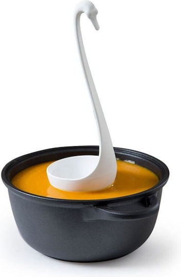 Uncle George Lingură Adâncă De Supă Din Plastic Neagră