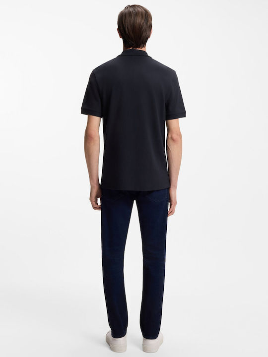 Pallas Pallas Polo Short Sleeve Blouse Dark Blue