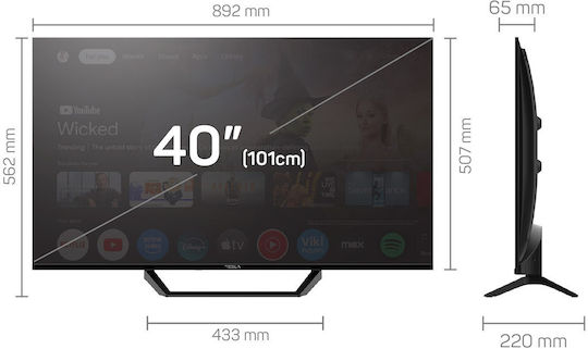 Tesla Smart Τηλεόραση 40" Full HD LED 40E655BFS (2025)