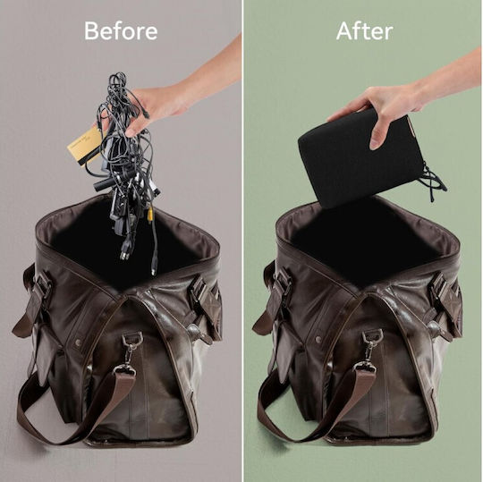 Techly Ica-nb Punch18bk Compact Black Organizer Bag