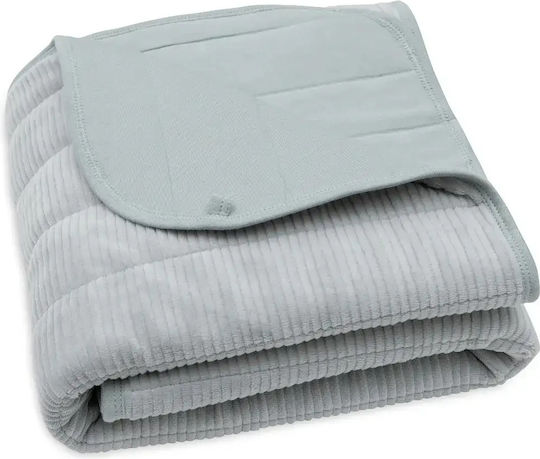 Jollein Pătură Pepinieră Swaddling pături Catifea Verde 75x100cm