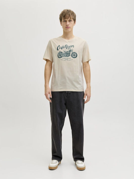 T-shirt Μπεζ, Whitecap Gray