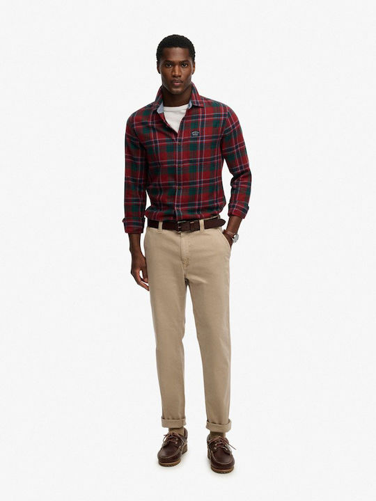 Ovin Chino Elastic Beige Trousers