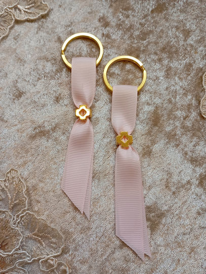 By Anastasia's Art Creations Taufe Anhänger Schlüsselanhänger Rosa 50 Stück