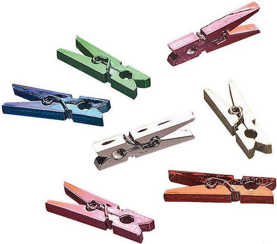 Plastic Clothespins Knorr Prandell 25mm Multicolored