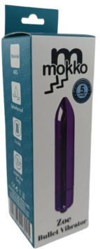 Mokko Toys Zoe Mini Δονητής Bullet 9cm Μωβ