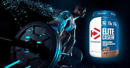 Dymatize Elite Casein Protein Χωρίς Γλουτένη με Γεύση Rich Chocolate 1.8kg