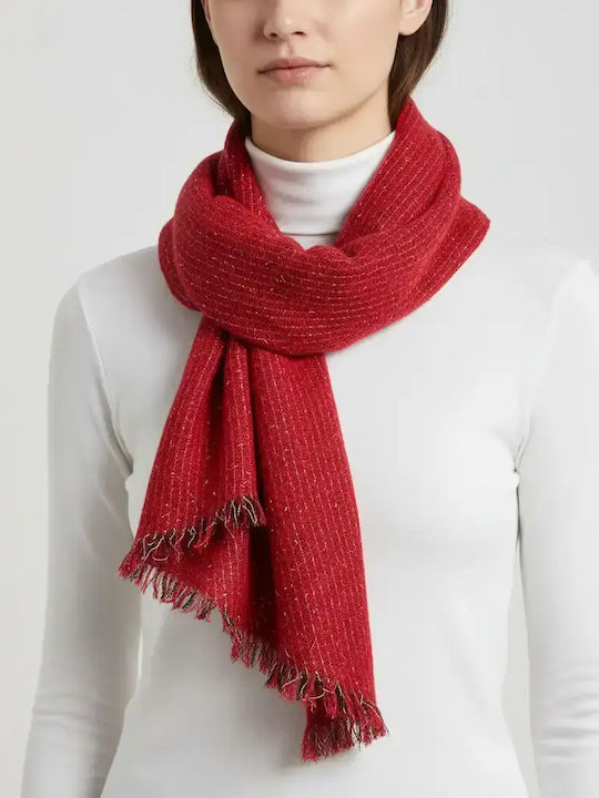 Women's Wool Neck Warmer Red
