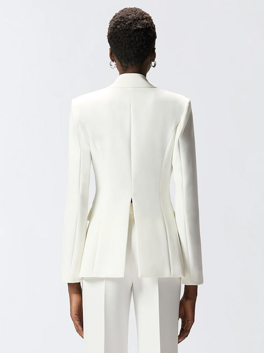Pinko Damen Blazer White