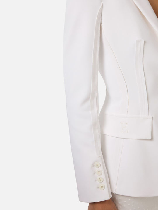 Elisabetta Franchi Damen Blazer White