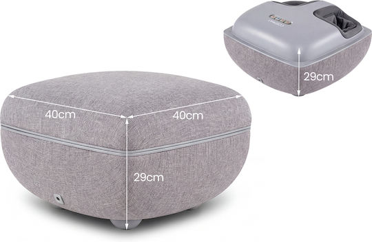 Costway Roller Massage Shiatsu for the Legs & the Body with Heating Function Gray