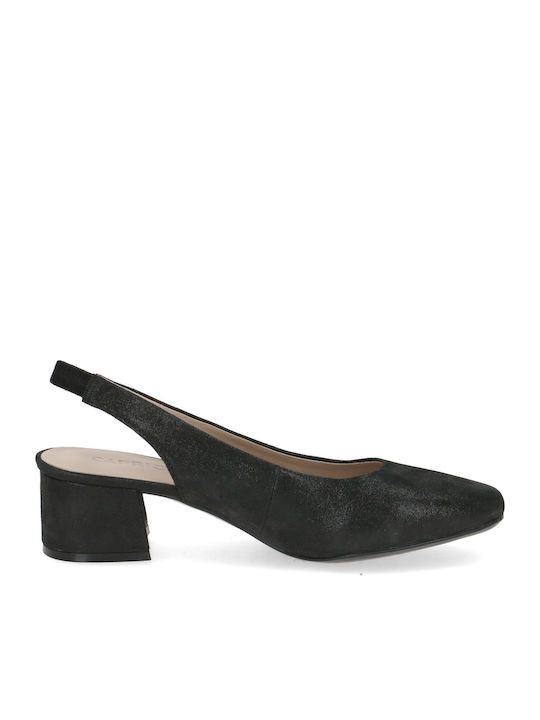 Leather Black Heels