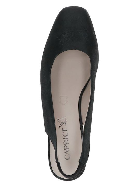 Leather Black Heels