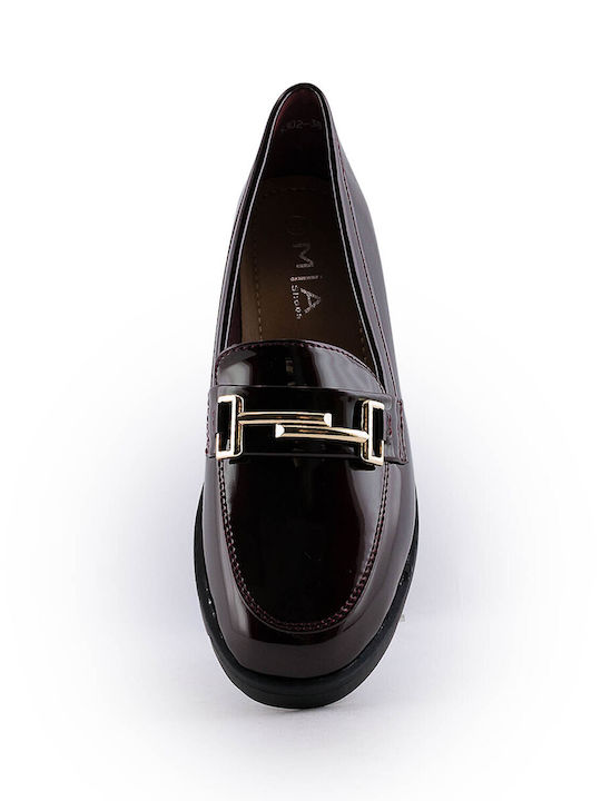Дамски Loafers в Бордо Цвят