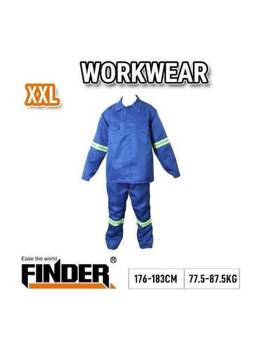 Finder Work Coveralls Full Body with Reflective Tapes