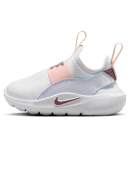 Flex Runner Kids Sports Shoes Running Slip-On White