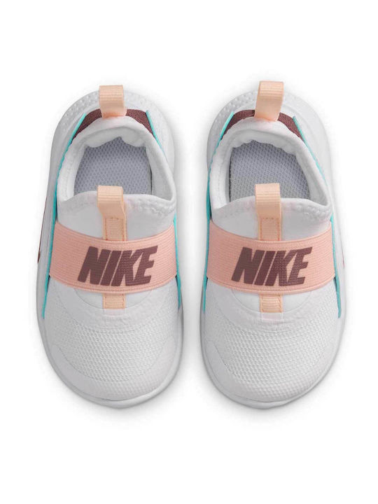 Flex Runner Kids Sports Shoes Running Slip-On White