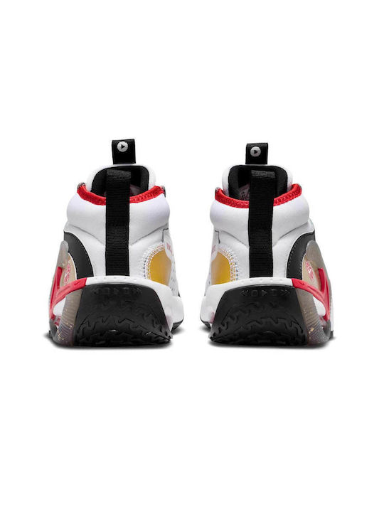 Kids Sports Shoes Basketball with Laces White
