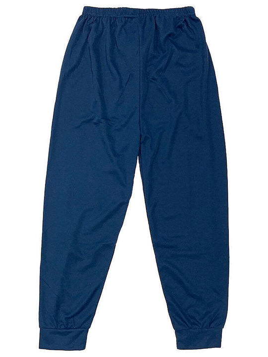 Ustyle Kinder Schlafanzug Winterlich Baumwoll Blau