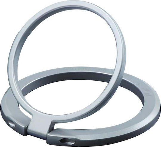 Jaym Magnetic Stand Ring Magsafe Rotating Stand Function Silver