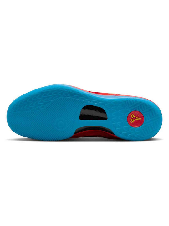Kobe 8 Protro Year of the Horse Niedrige Basketballschuhe Light Crimson / Vivid Blau / Bright Citron