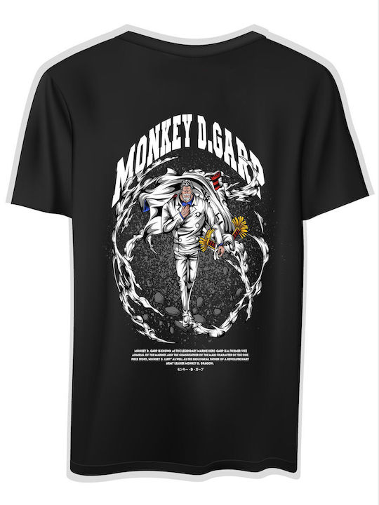Pop Culture T-shirt One Piece Μαύρο 64000p Garp Pop Culture T-shirt One Piece Μαύρο 64000p Garp