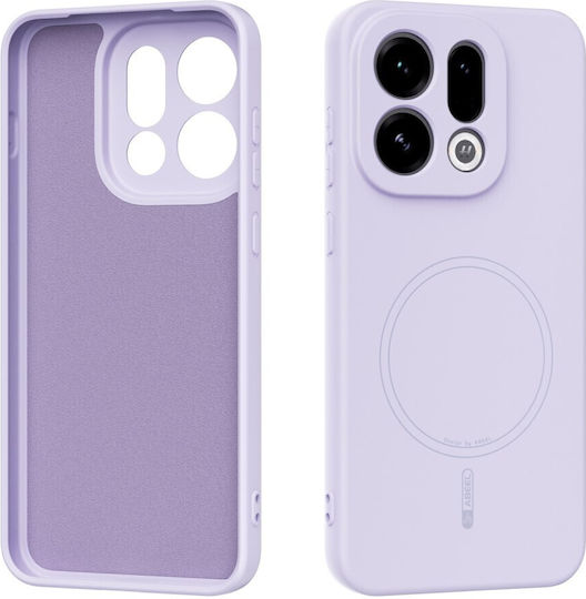 Abeel Back Cover Σιλικόνης Μωβ (Oppo Find X9 5G)