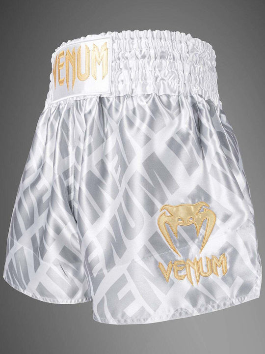 Σορτσάκια Muay Thai Venum Contender Xt Muay Thai Shorts White Silver