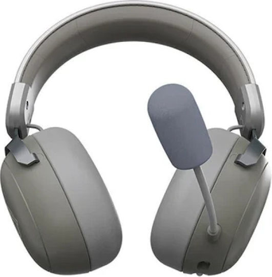 Ajazz AHM08 Max Wireless Over Ear Gaming Headset with Connection Bluetooth / USB Gray