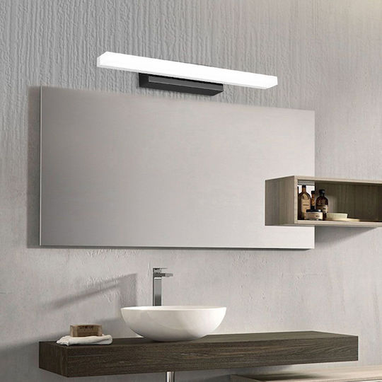 Vivalux Dafne Modern Leuchte Wand mit Integrierter LED und Neutralweißes Licht Schwarz 40.5x7.5x5cm