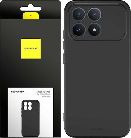 Spacecase Silicone Back Cover Σιλικόνης Μαύρο (Poco F8 Pro)
