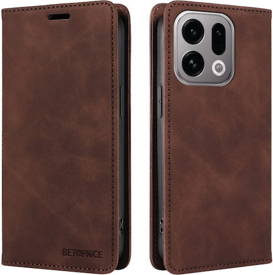 Betopnice 003 Book Brown (Oppo Find X9 5G)