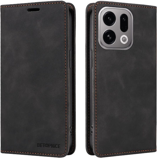Betopnice 003 Book Μαύρο (Oppo Find X9 5G)