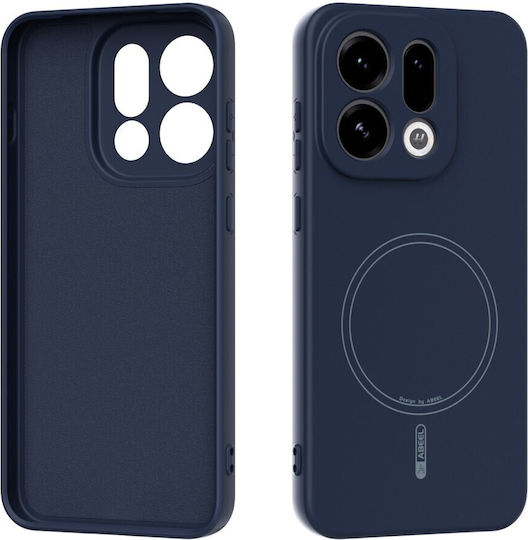 Abeel Umschlag Rückseite Silikon Blau (Oppo Find X9 5G)